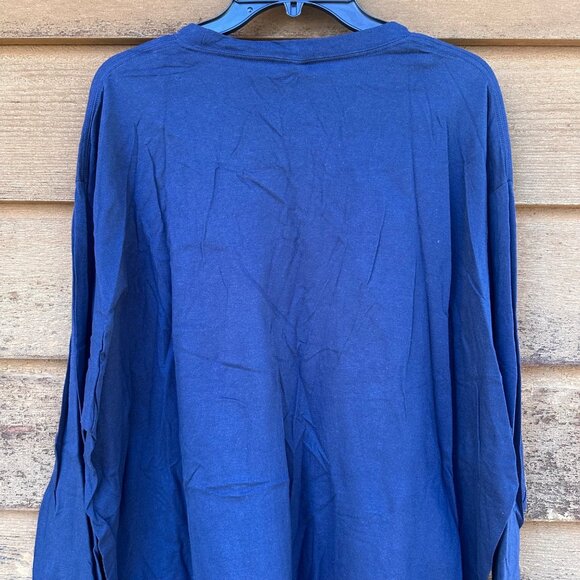 Port & Company Brand New Long Blue Shirt Size 4XL - Picture 7 of 9